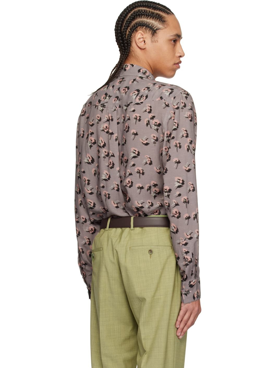 Purple Casual Fit Shirt - 3