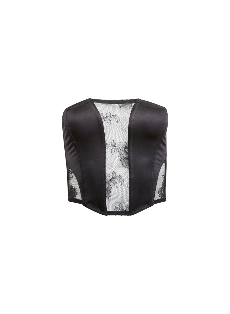 Silk & Bouquet Lace Corset Top 1