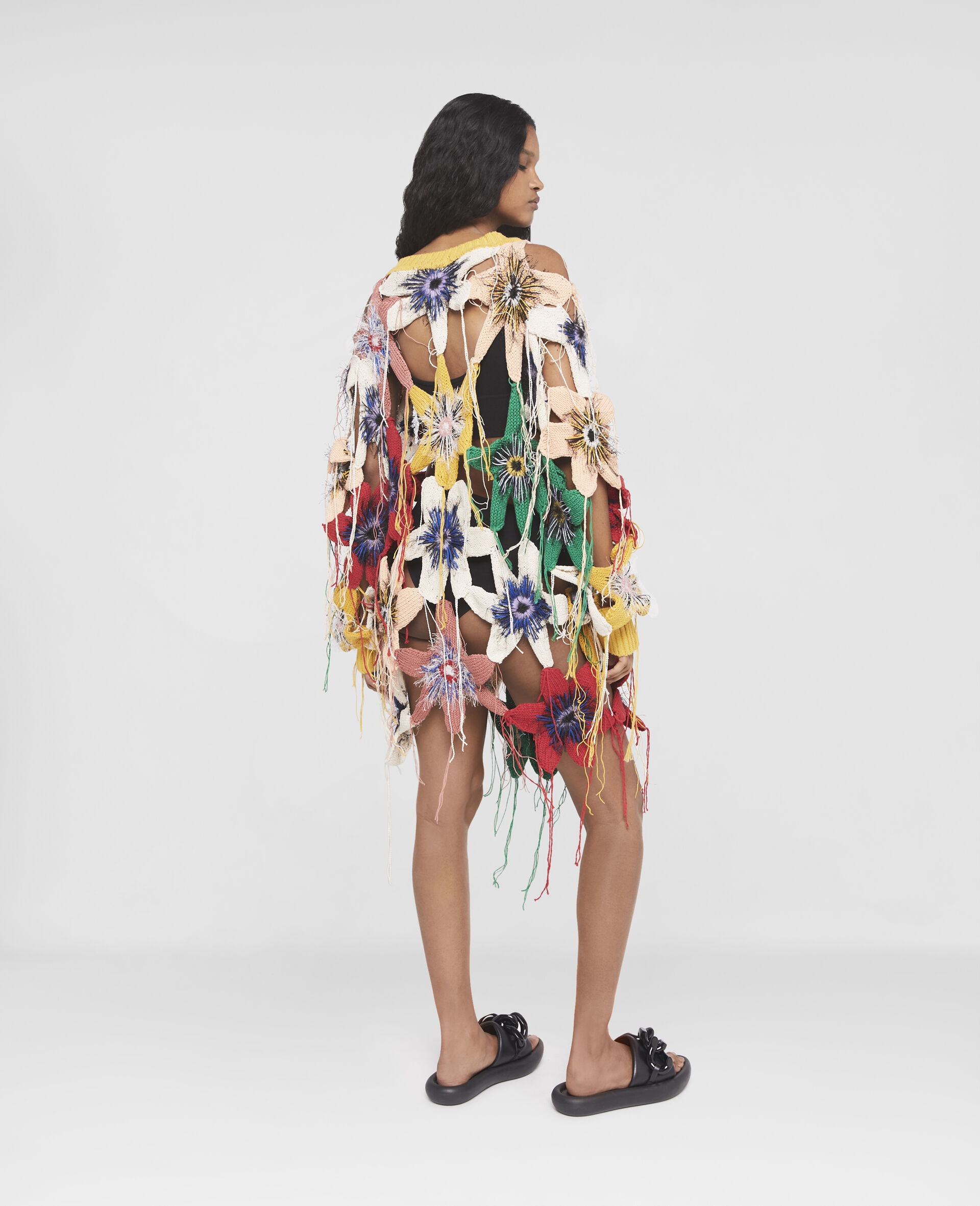 Rewild Flower Patchwork Boyfriend Jumper - 3