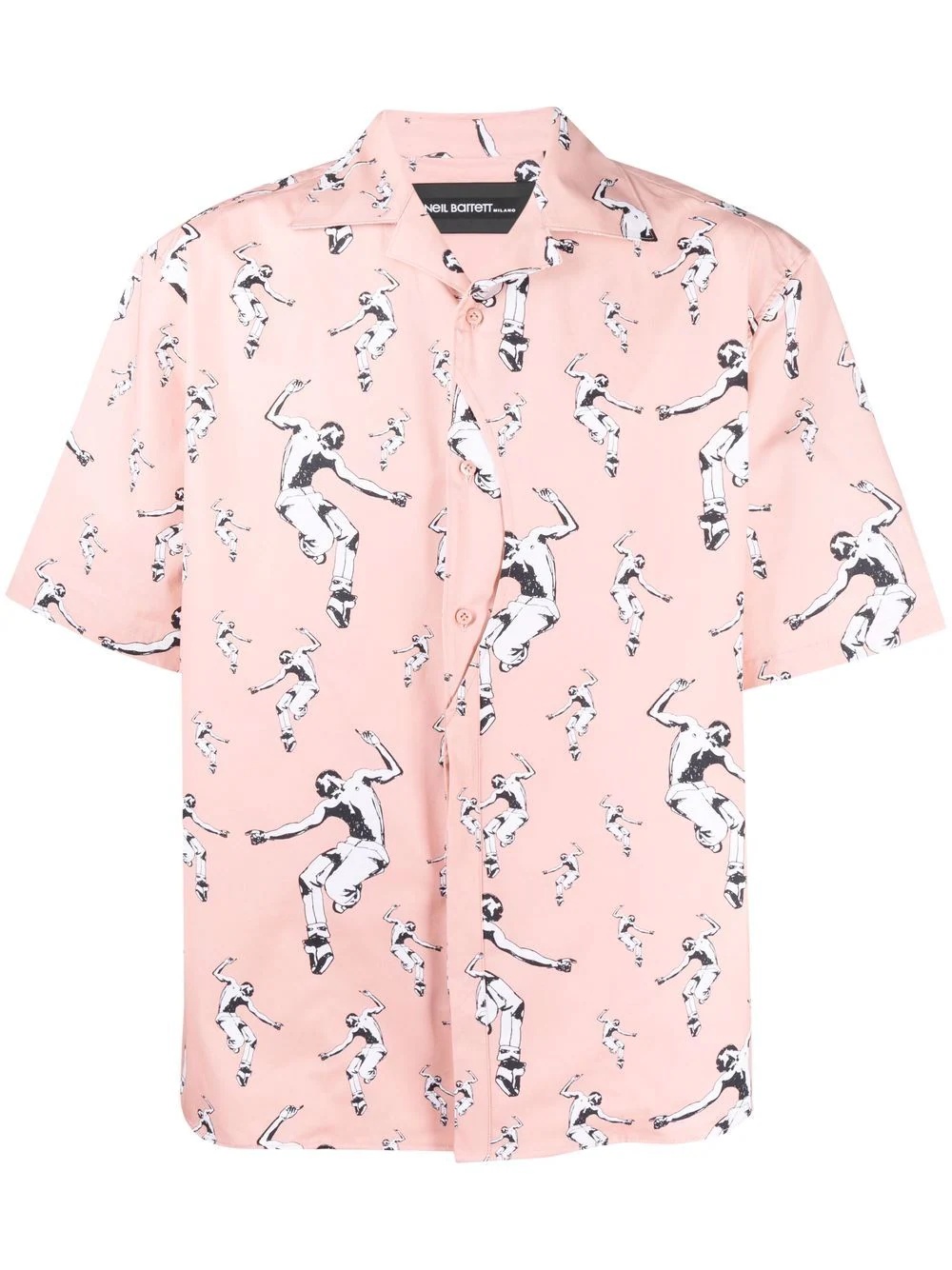 Dancers print bowling shirt - 1