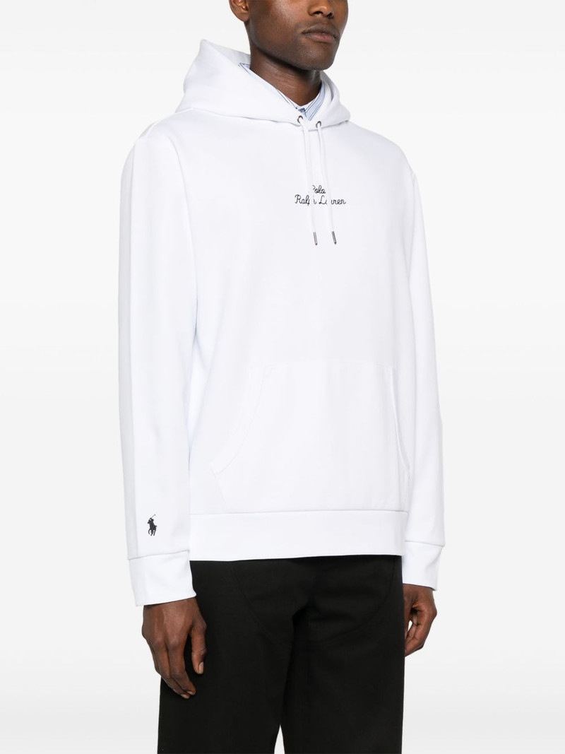 logo-embroidered hoodie 3