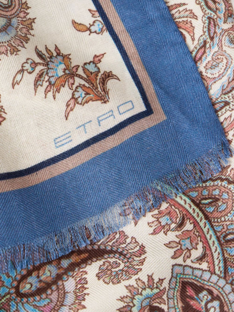 Etro paisley-pattern scarf outlook