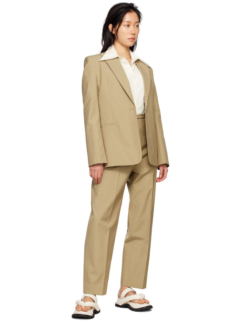 GIA STUDIOS Off-White Pointed Collar Shirt outlook