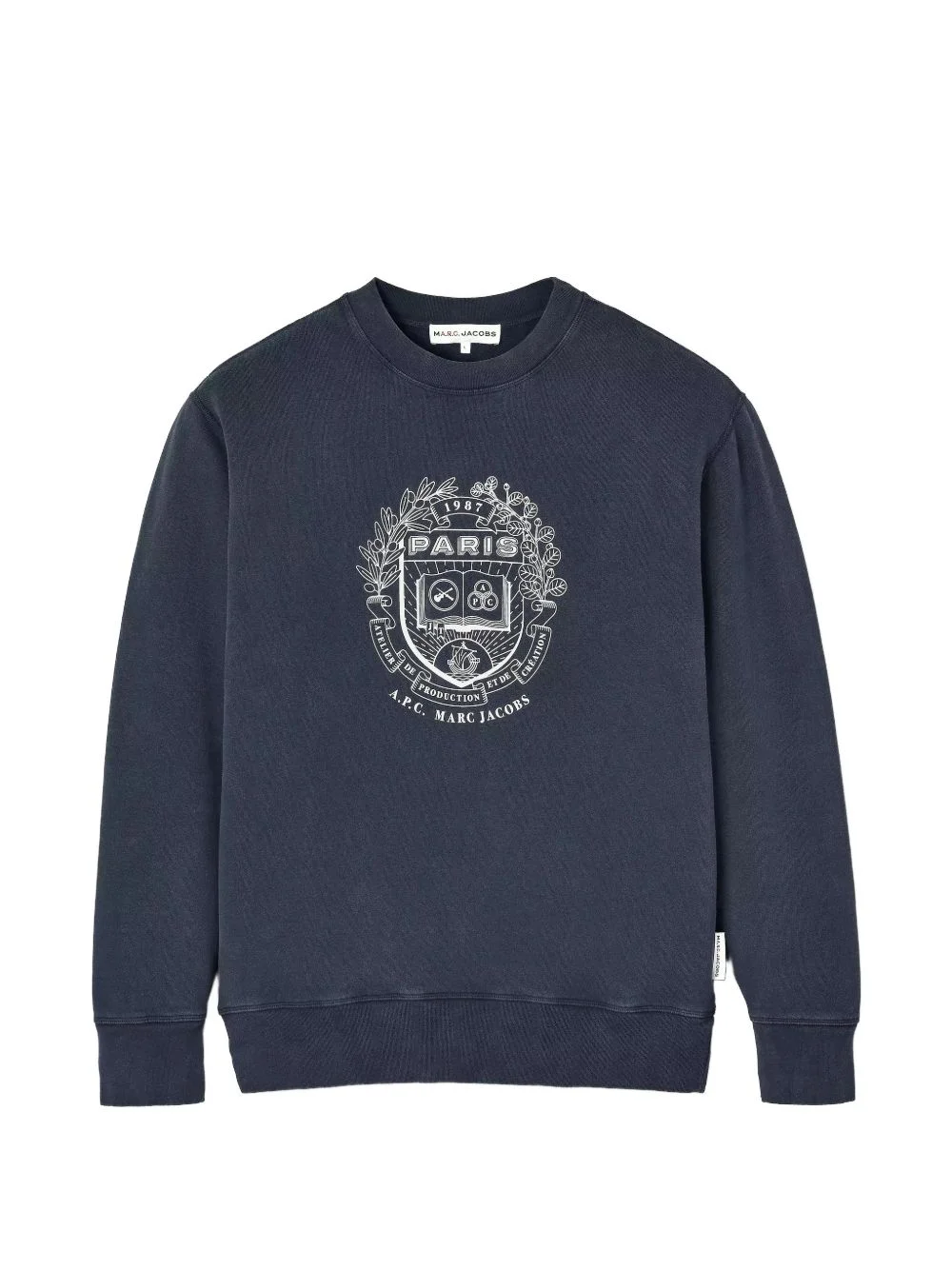 x THE A.P.C Paris crew-neck sweatshirt - 1