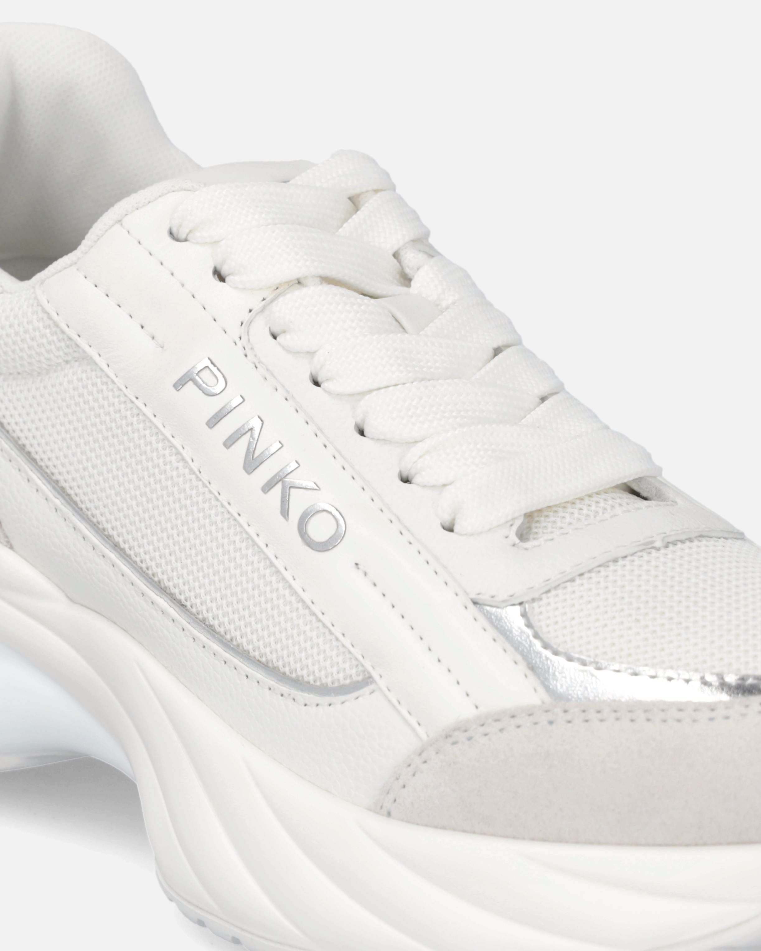ARIEL SNEAKERS WITH LOGO AND LEATHER AND SUEDE DETAILS - 4