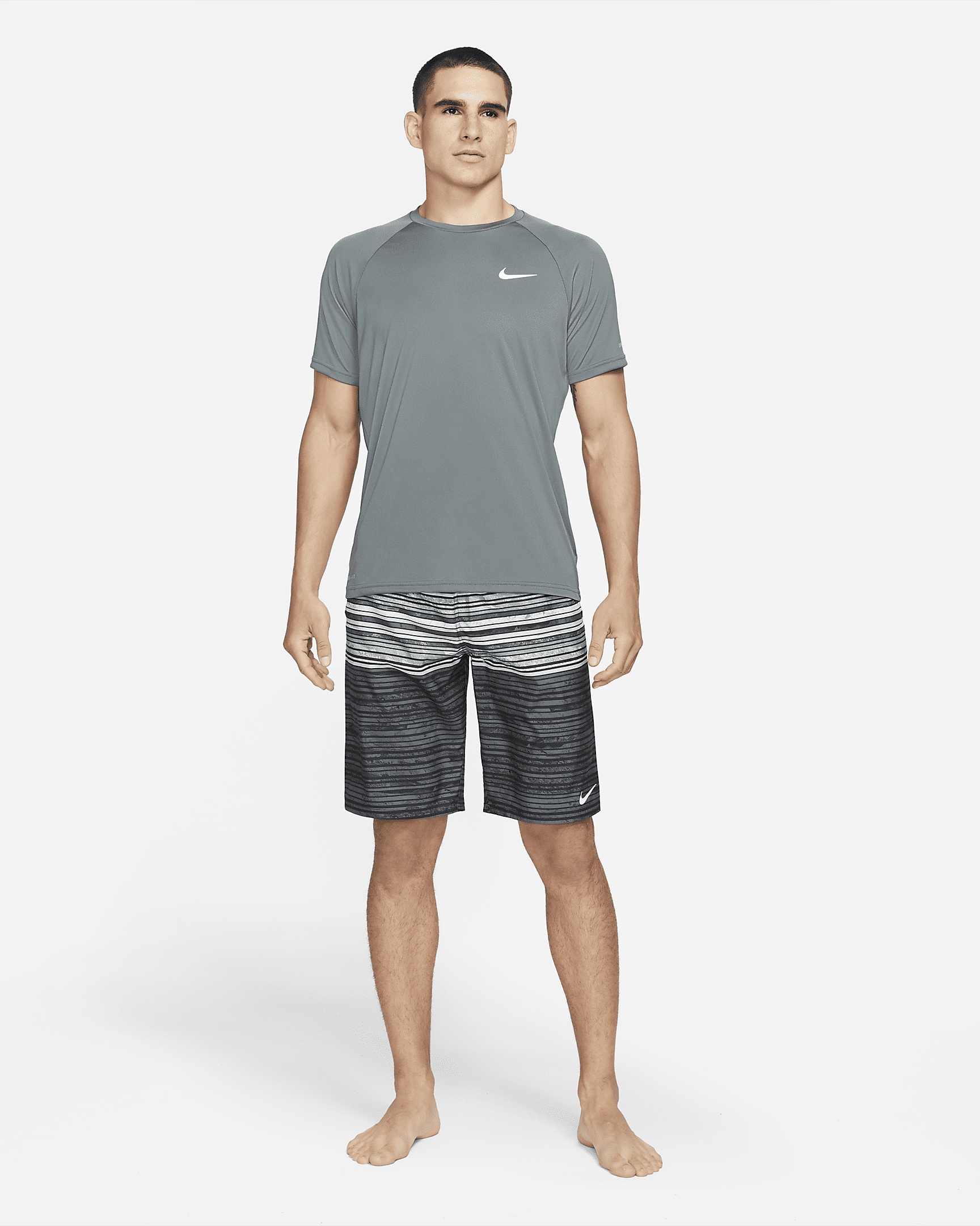 Nike Essential Men's Short-Sleeve Hydroguard Swim Shirt - 6