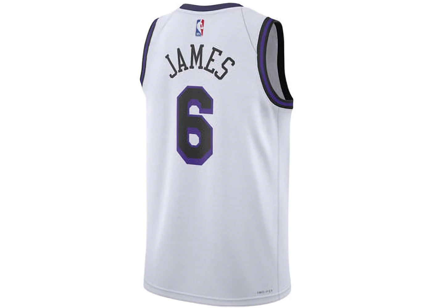 Nike LeBron James L.A. Lakers Dri-FIT Jersey White - 2