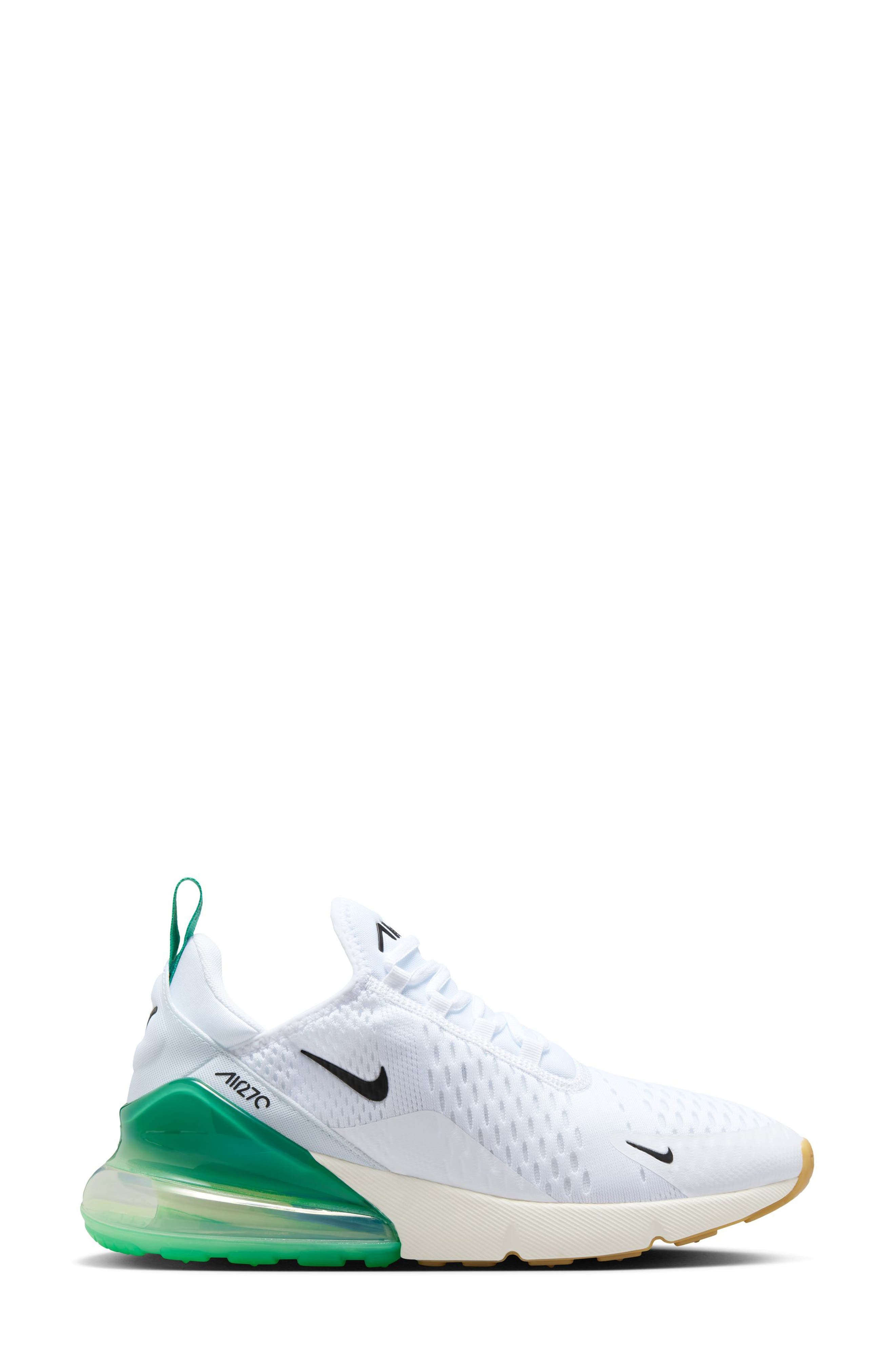 Nike Air Max 270 Sneaker in White/Black/Green at Nordstrom - 2