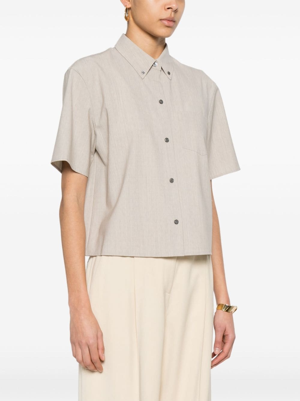 mÃ©lange-effect shirt - 3