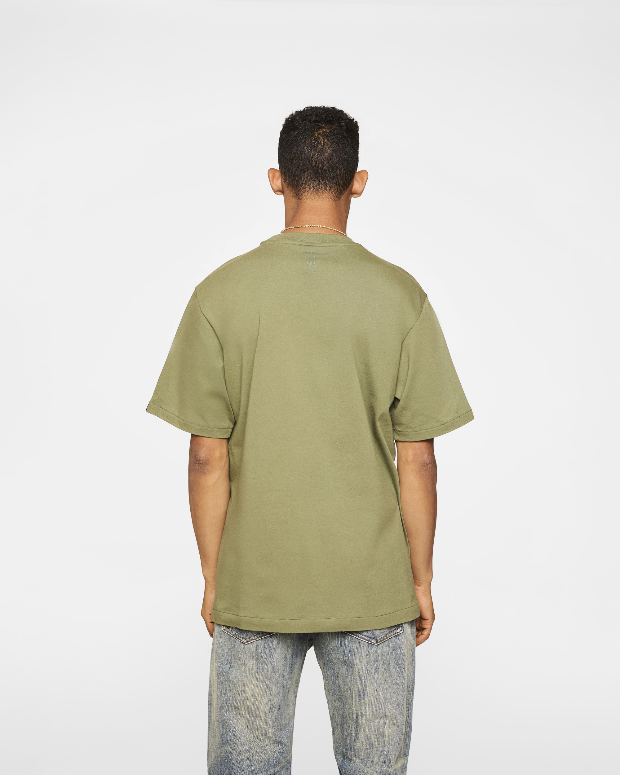 FLOCKED LOGO TEE - 5