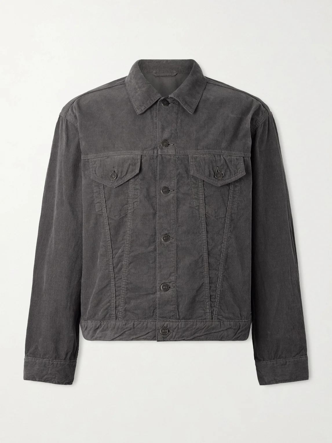 T-3 Cropped Cotton-Corduroy Jacket - 1
