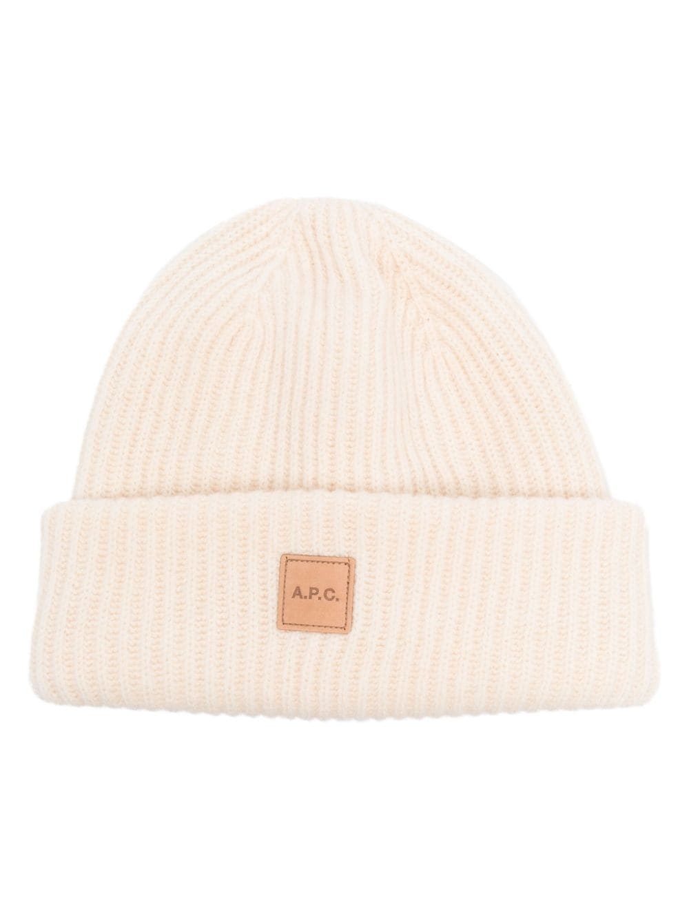 Michelle logo-patch beanie - 1