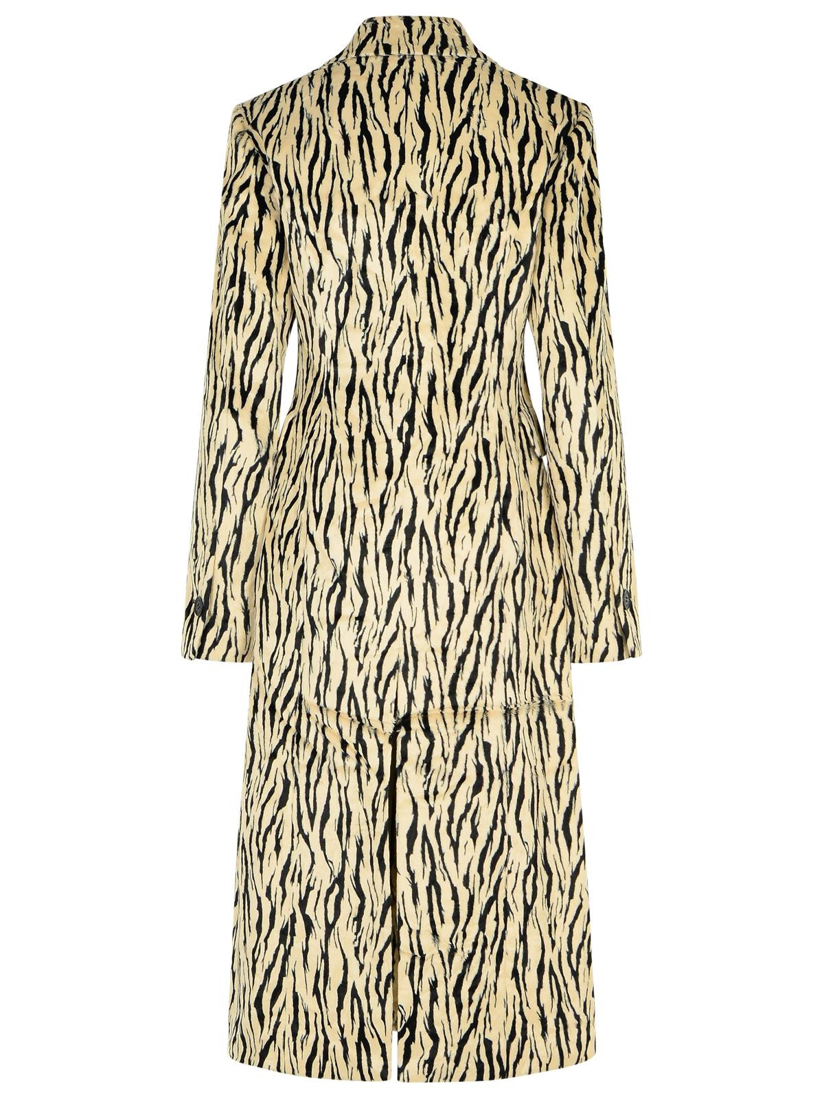 Rotate Printed Faux Fur Coat Women - 3