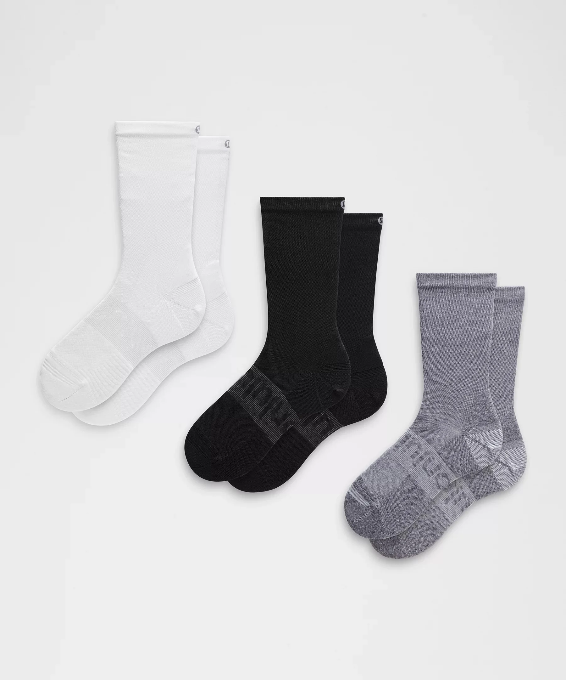 Unisex Power Stride Crew Socks 3 Pack *Updated - 1