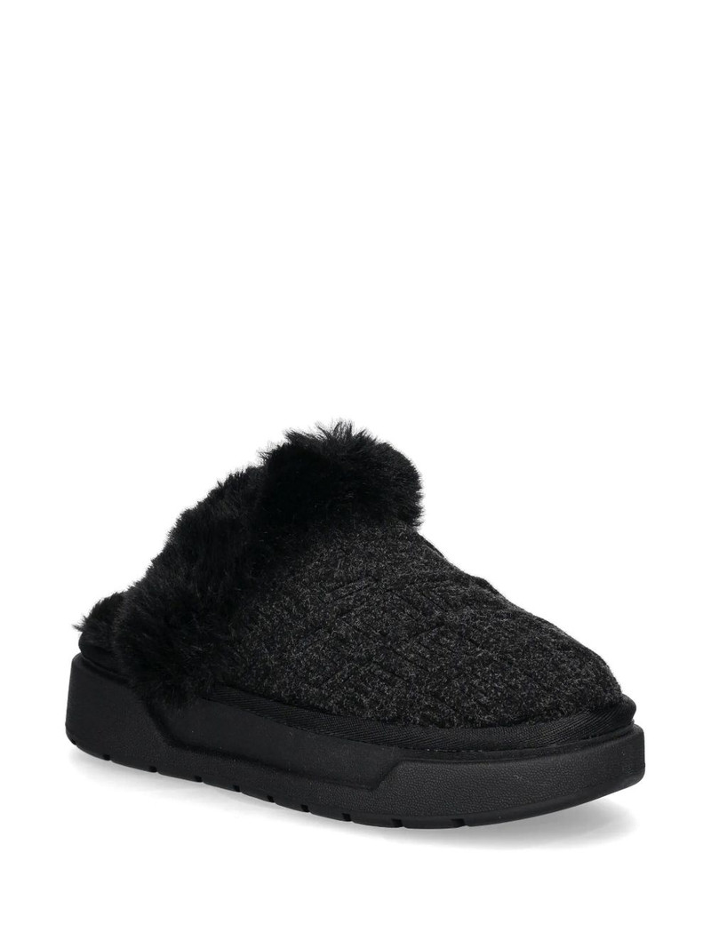 GUESS USA faux-fur slippers outlook