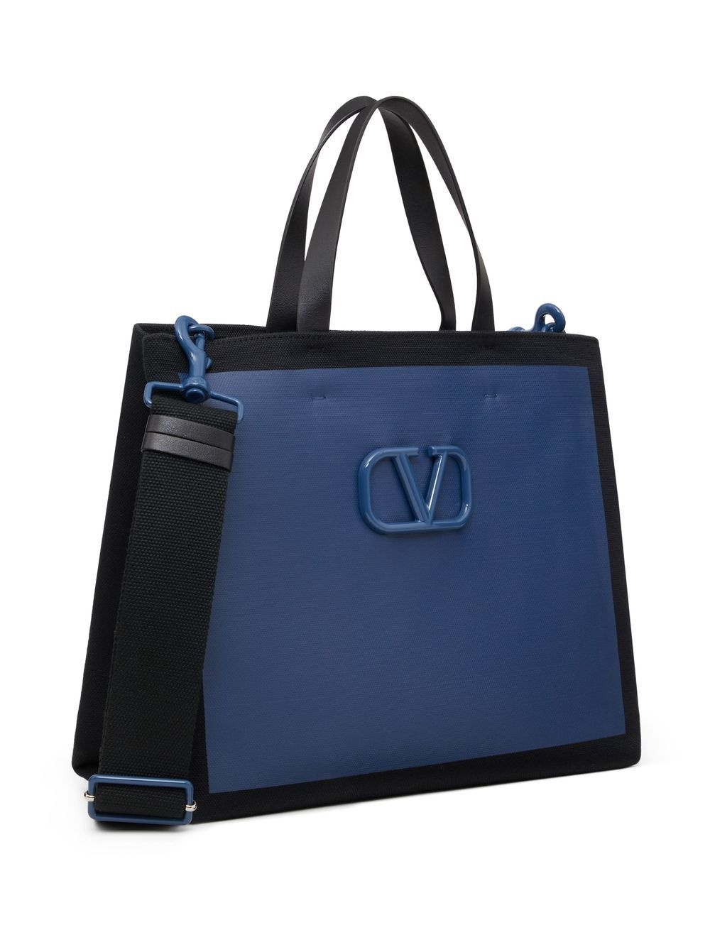 VLogo two-tone tote bag - 3