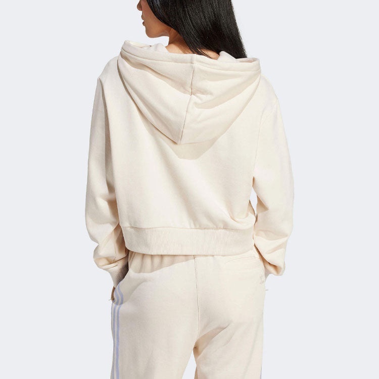 (WMNS) adidas originals Varsity Graphic Hoodie 'White' IR6035 - 3