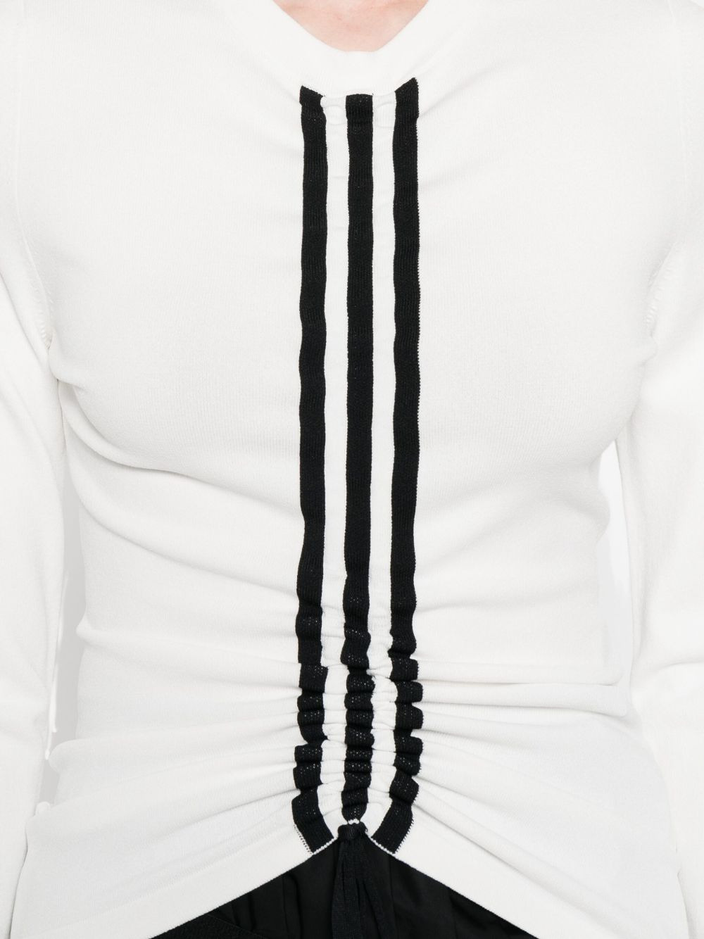 stripe-detail long-sleeve T-shirt - 5