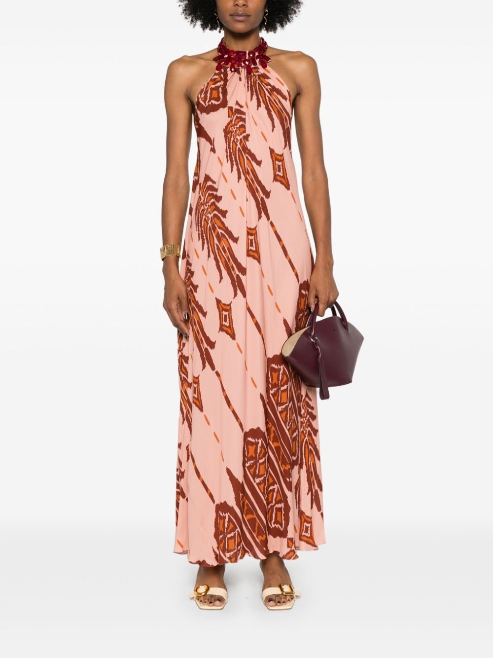 Mohican Song silk maxi dress - 2