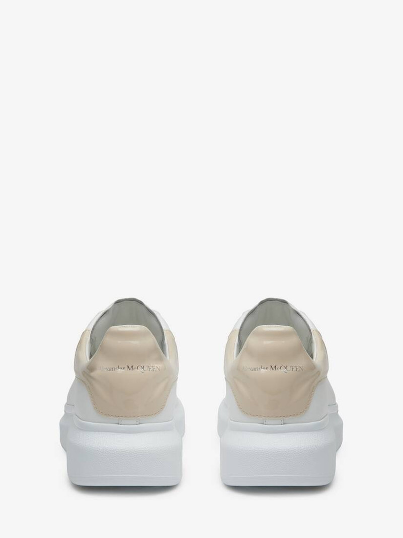 Alexander McQueen Men's Oversized Sneaker in White/oyster outlook