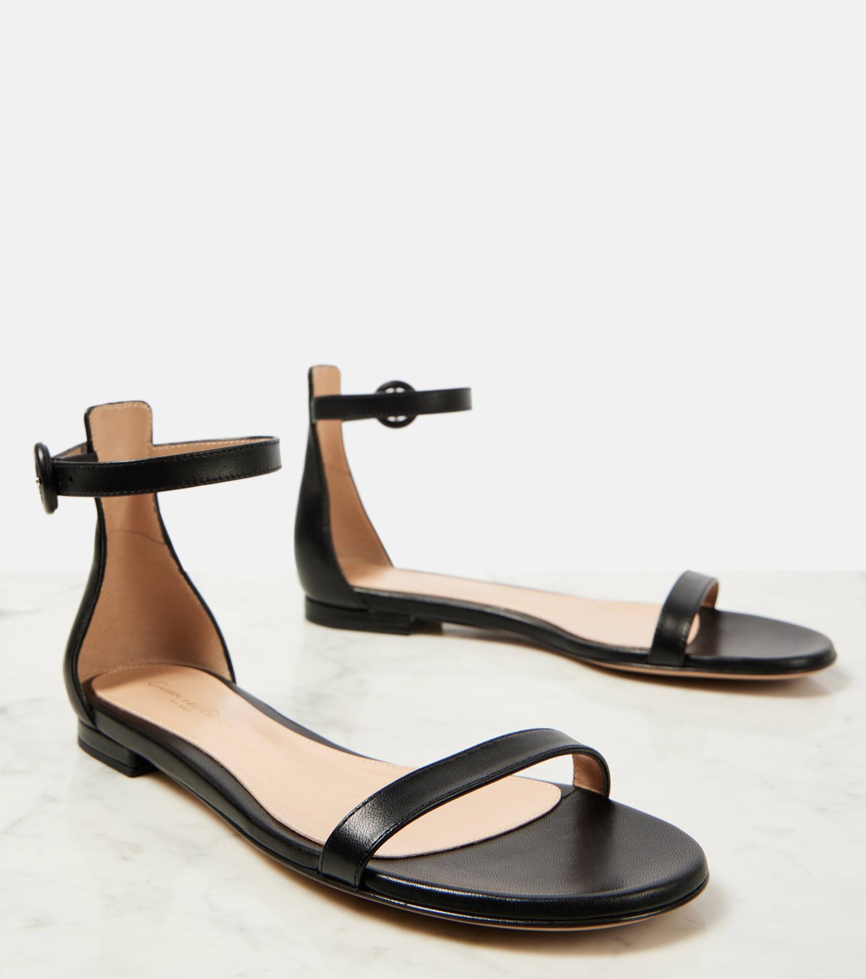 Leather sandals - 5