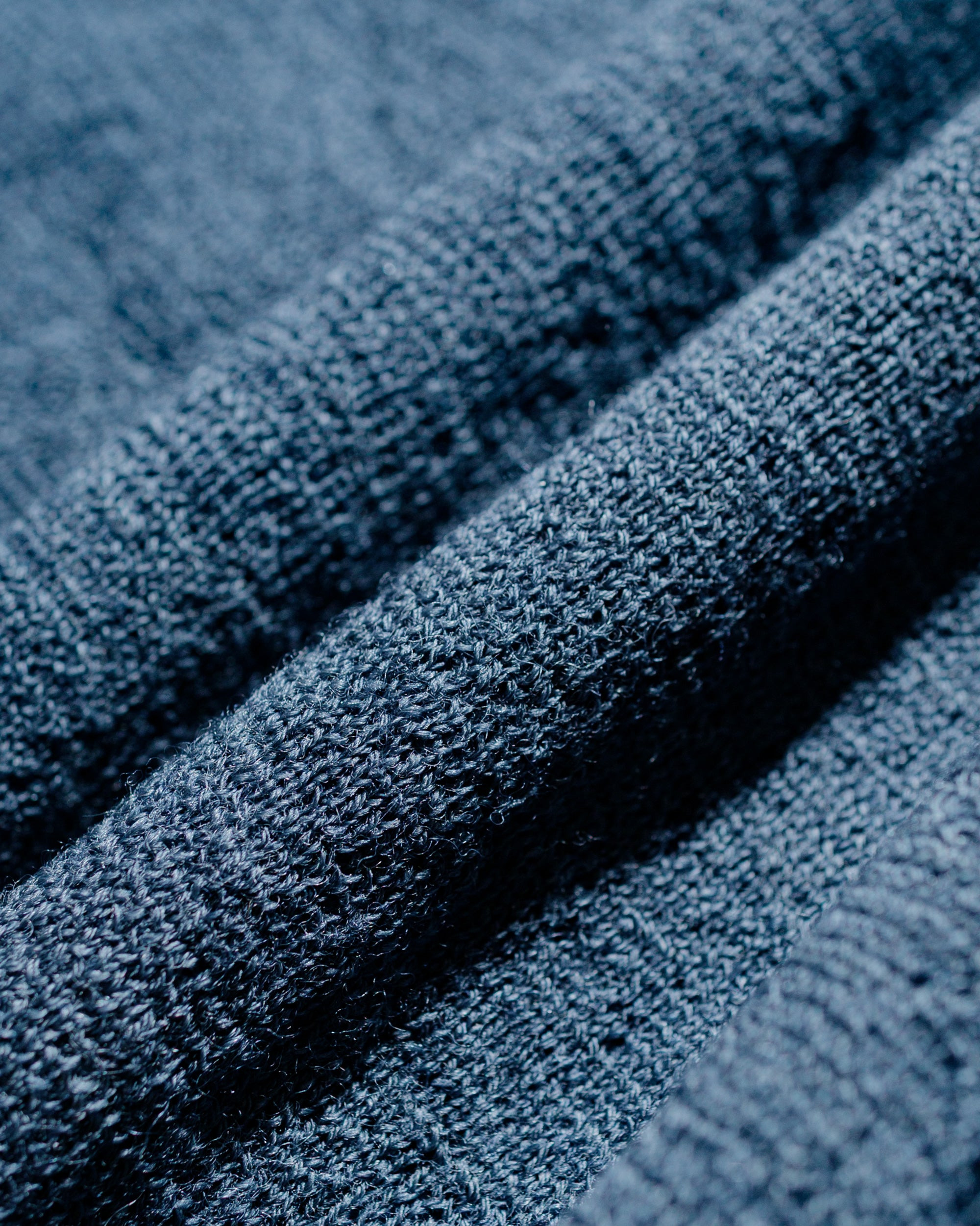 MHL Oversized Knitted Polo Dry Wool Uniform Blue - 6