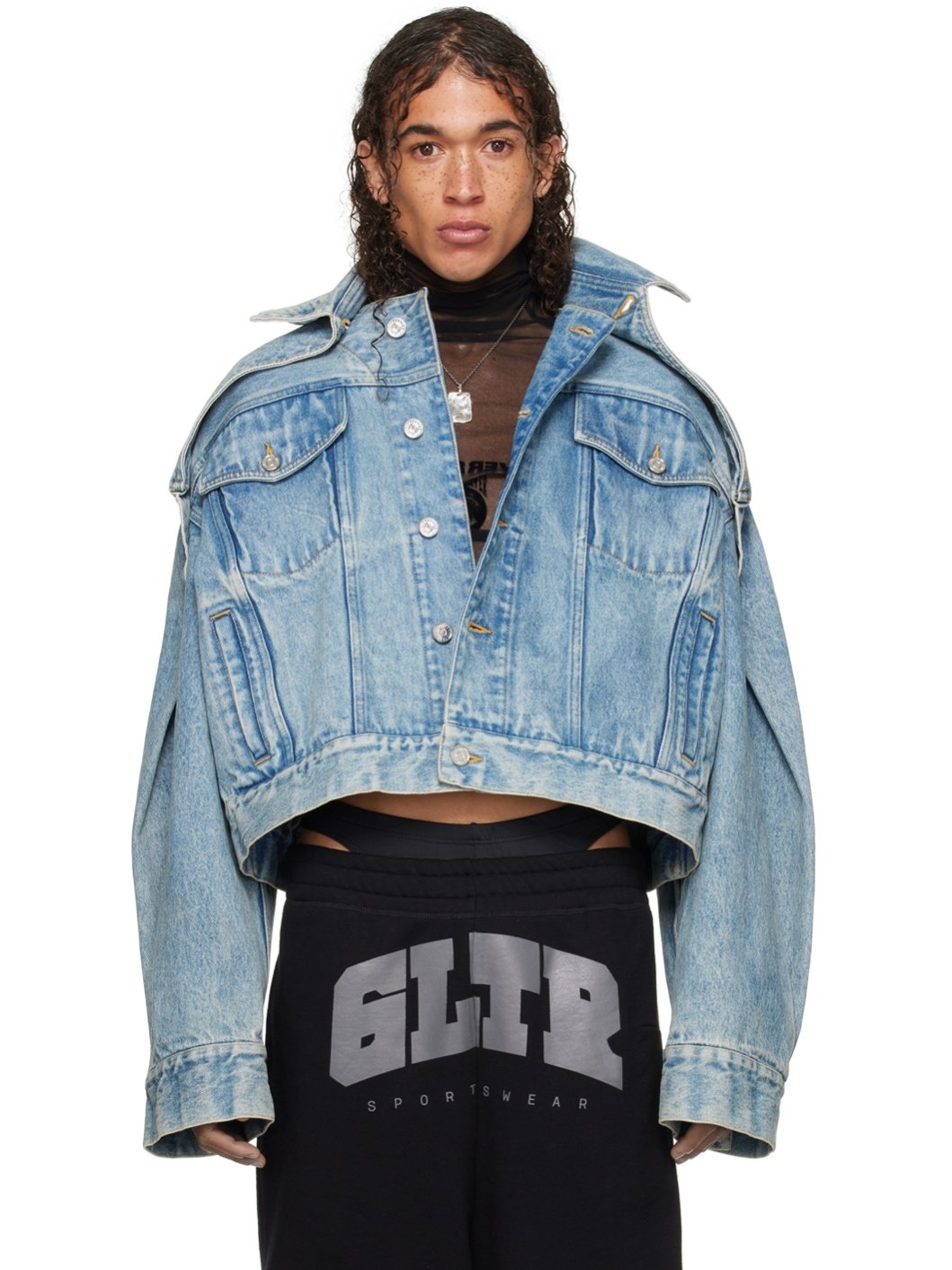 Blue Shayne Oliver Edition Denim Jacket - 1