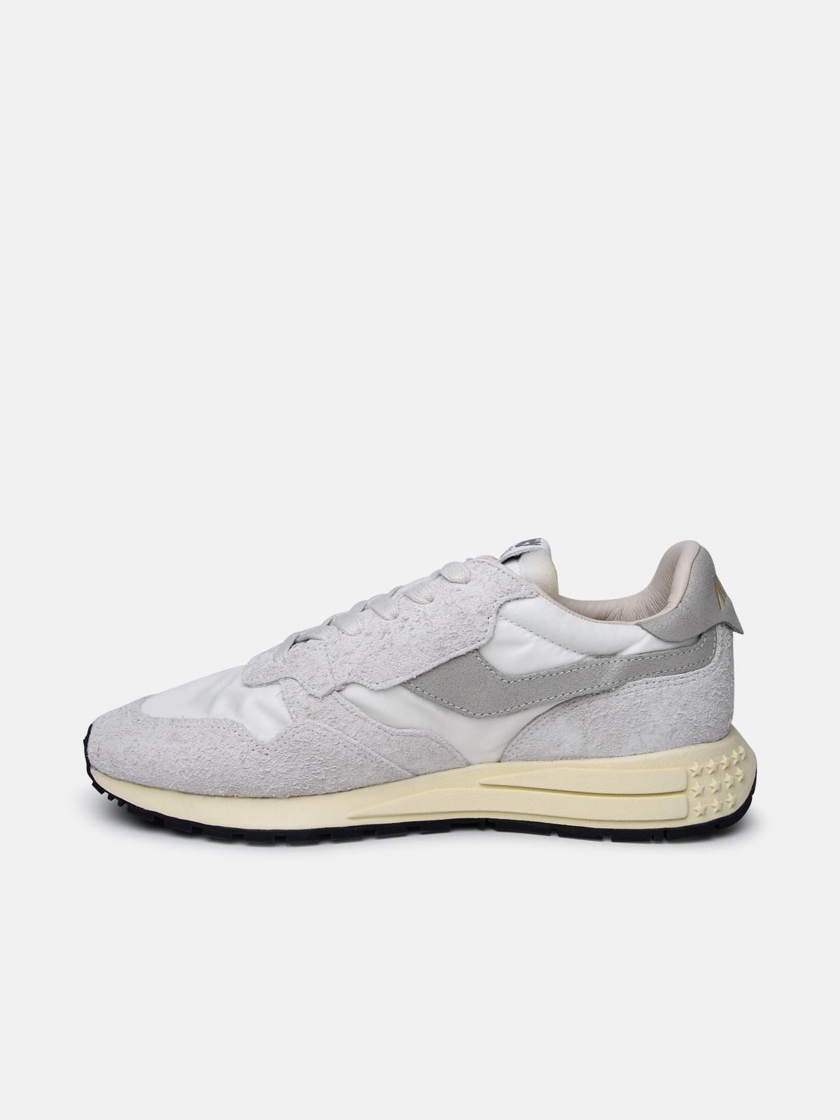 TWO-TONE LEATHER SNEAKERS - 3