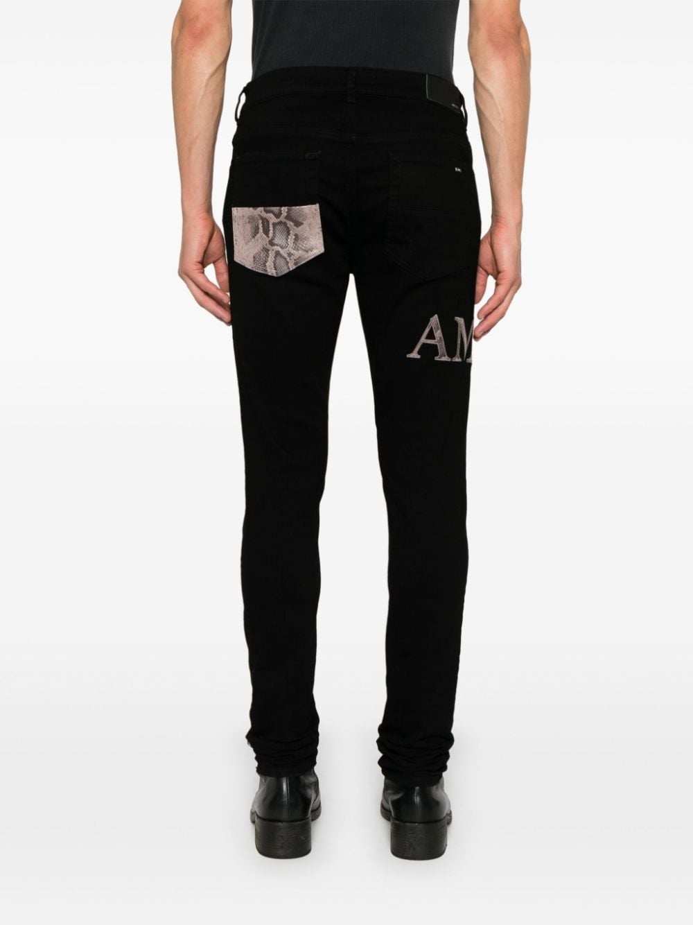 Snake Logo jeans - 4