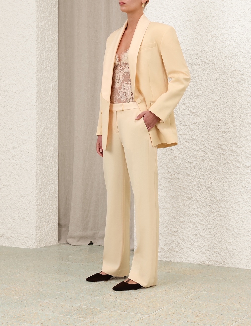 ILLUSTRATION SHAWL TUX JACKET - 3