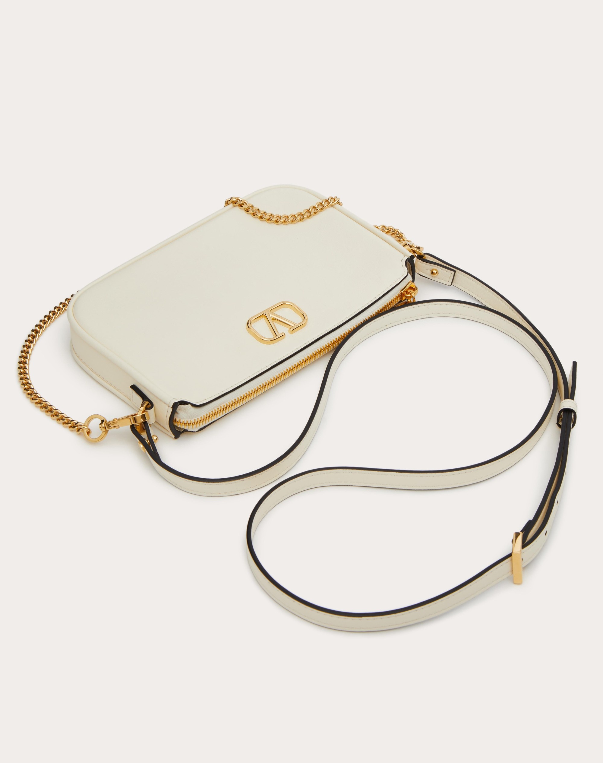 MINI VLOGO SIGNATURE CALFSKIN CROSSBODY BAG - 5