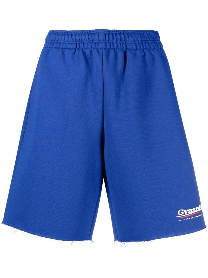 knee-length track shorts 1