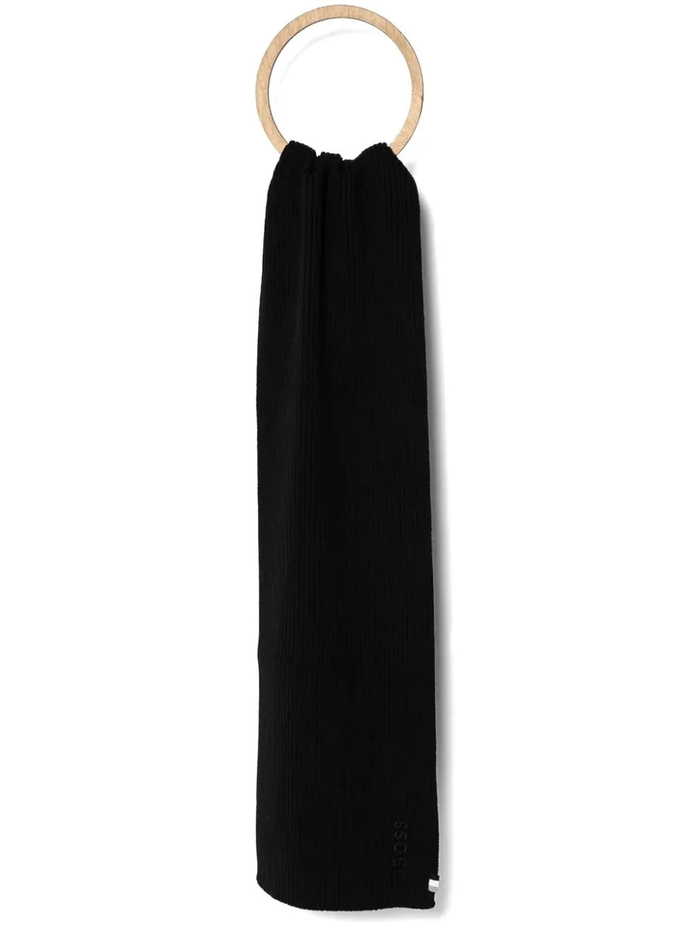 ribbed-knit scarf - 1