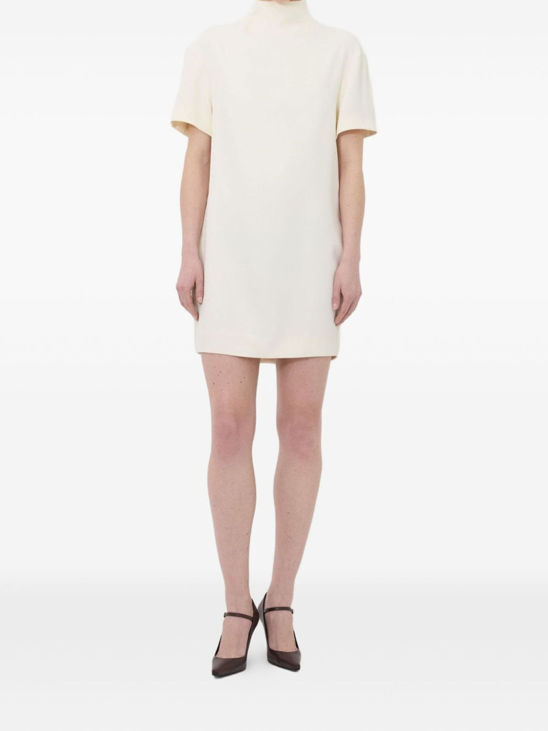 Loulou de Saison Elton mock-neck short-sleeve dress outlook