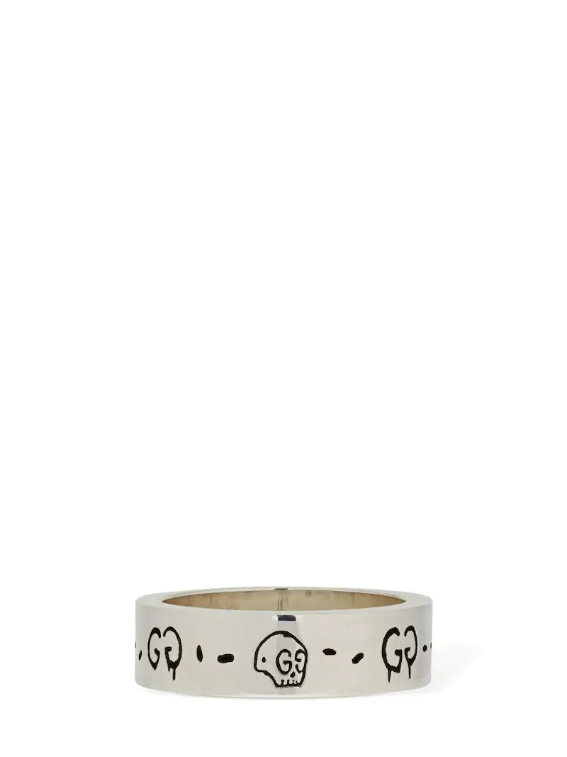 GUCCI GHOST BAND RING - 2