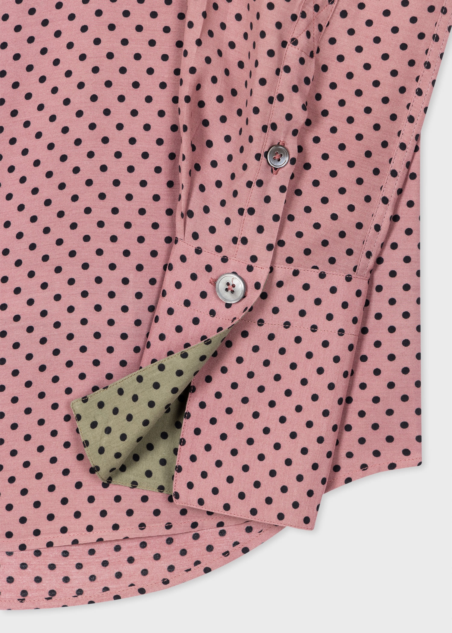 Polka Dot Viscose Shirt - 2