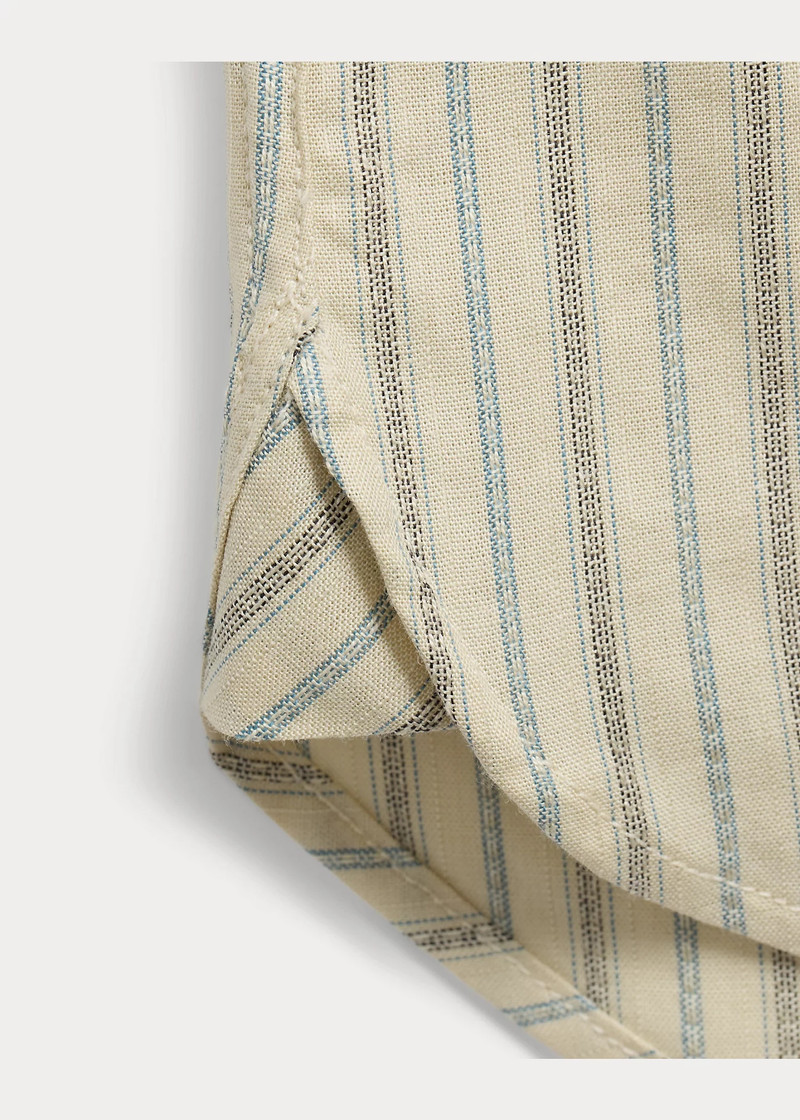 Slim Fit Striped Dobby Shirt 8