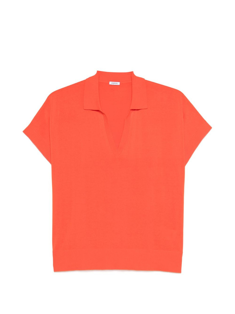 V-neck short-sleeve top 1