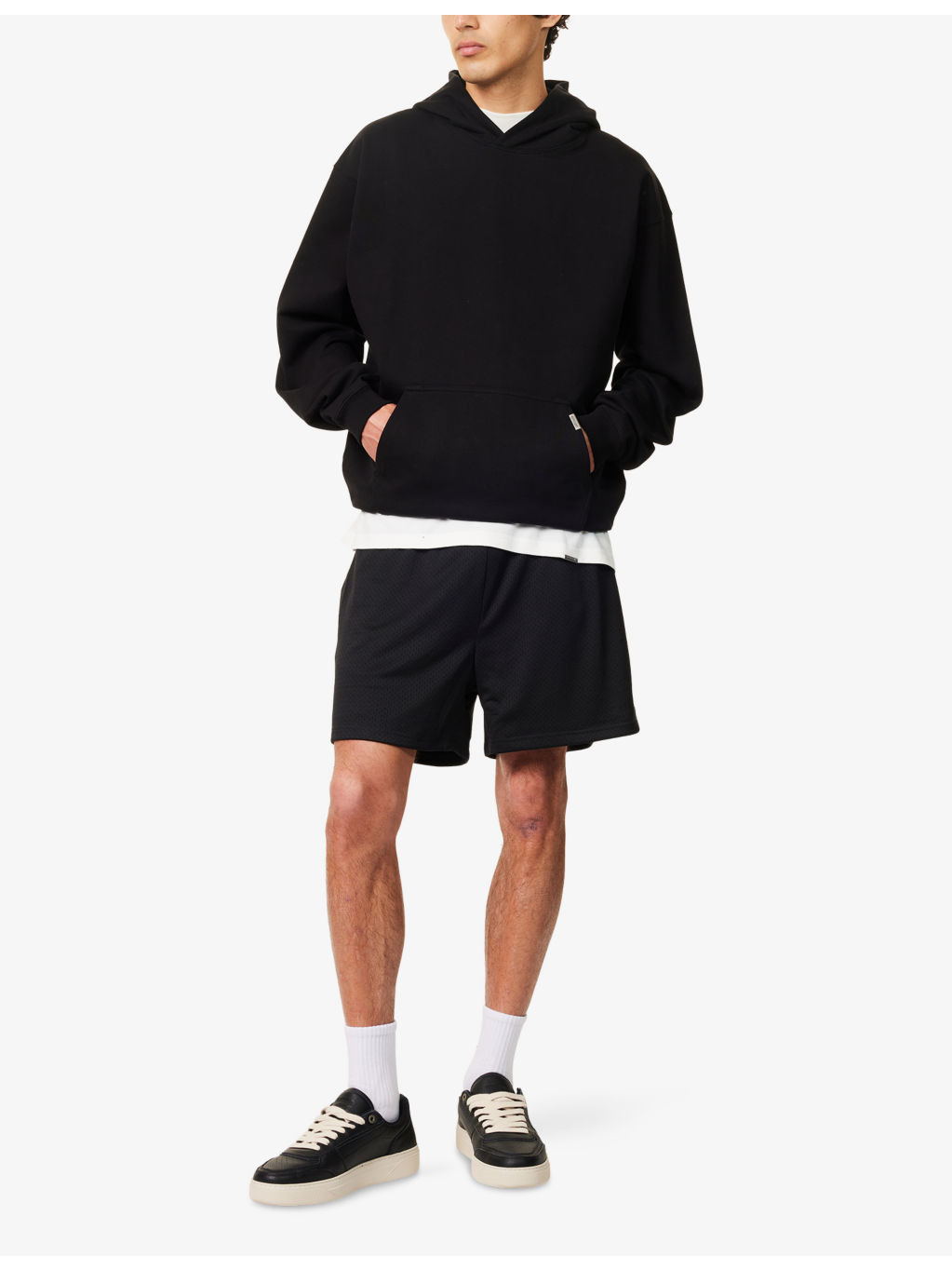 Embroidered-Initial Oversized Cotton-Jersey Hoody - 2