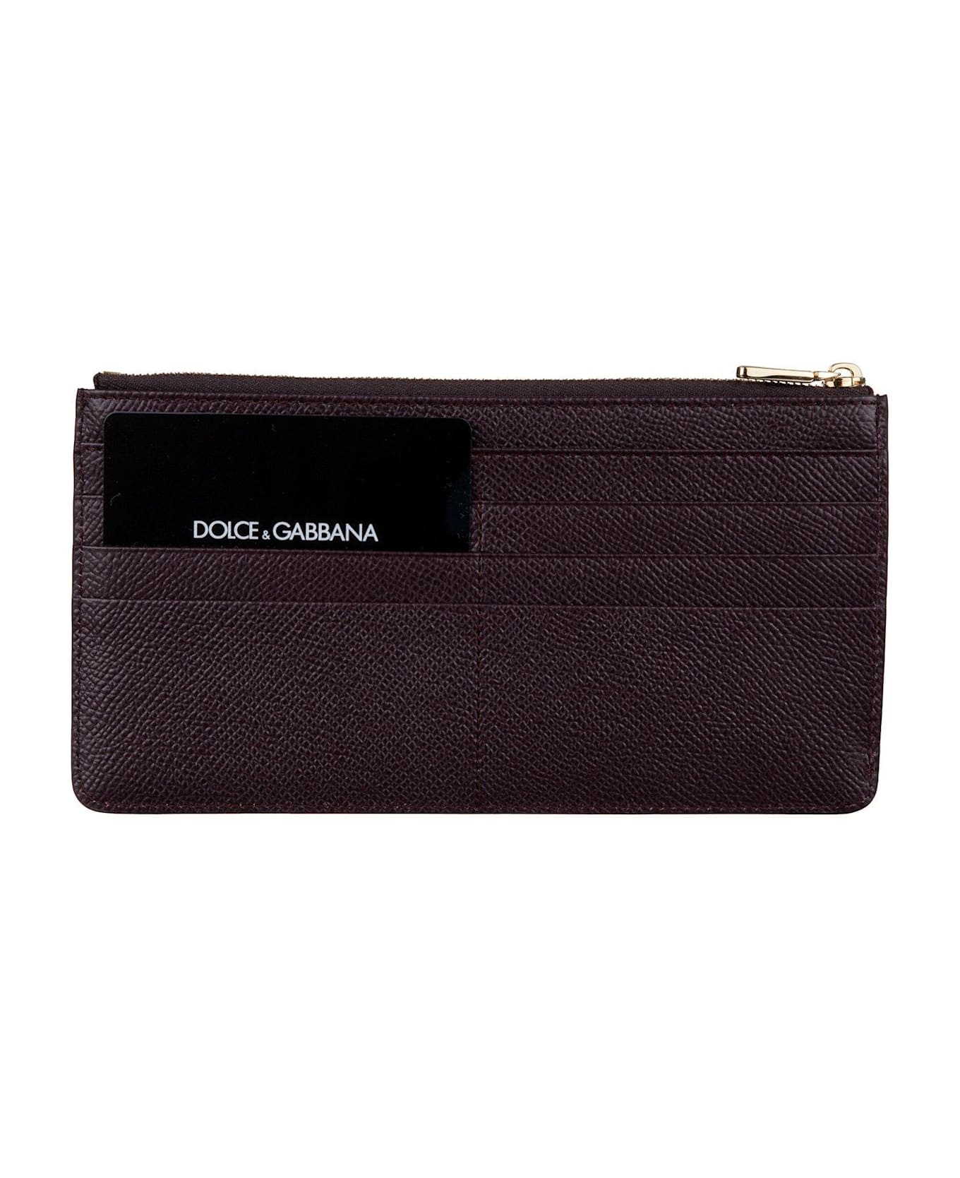 Logo Plaque Zipped Cardholder - 2