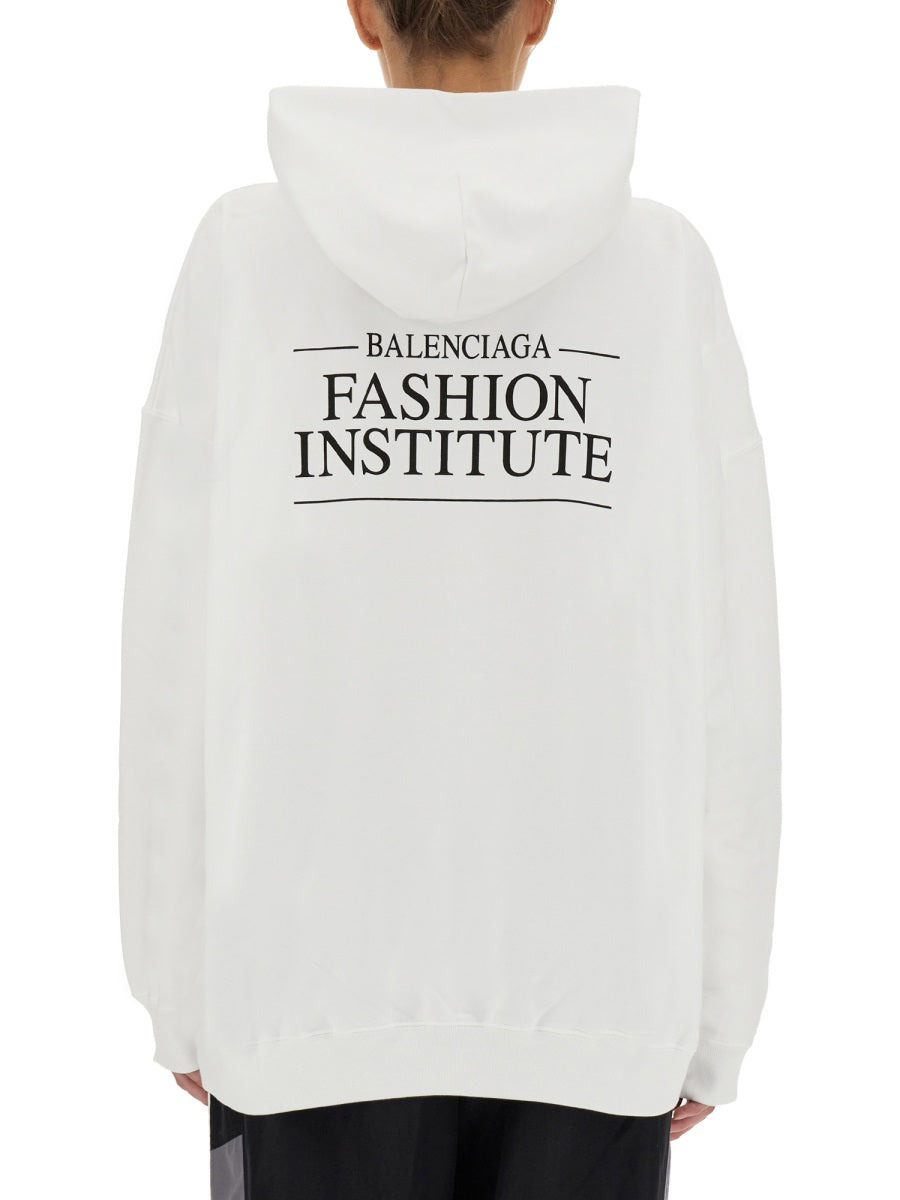 Balenciaga Women Fashion Institute Large Fit Sweatshirt - 2