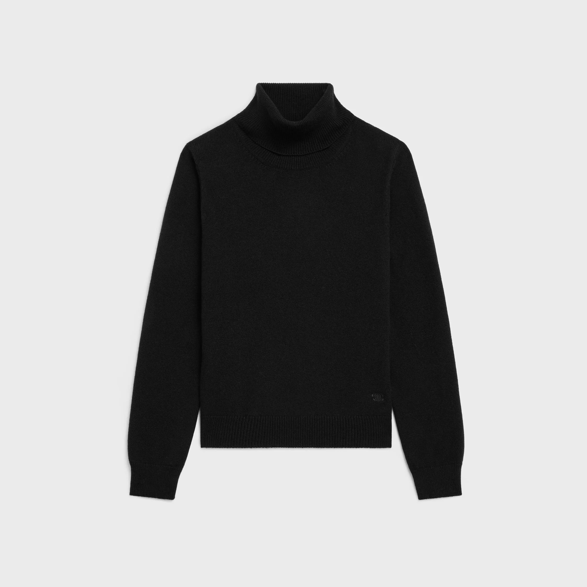 turtleneck sweater in scottish cashmere - 1