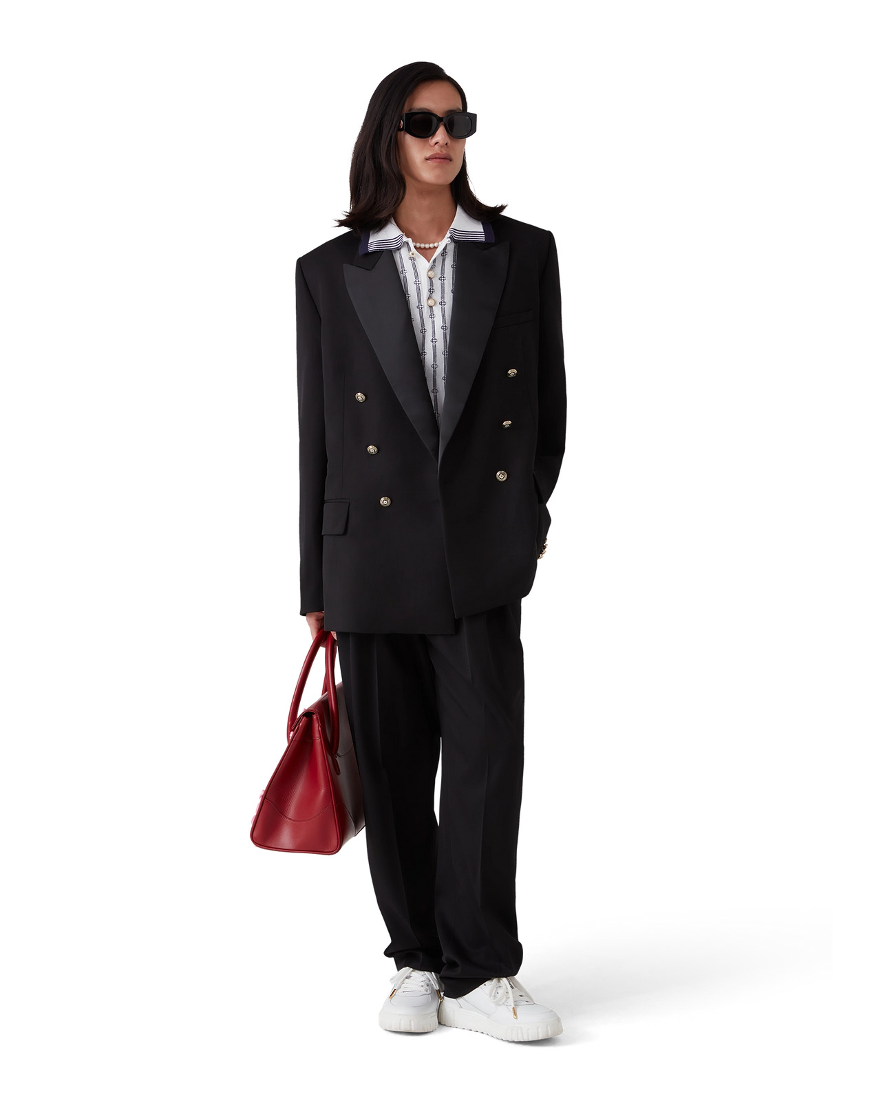 Wool Five Pleat Trousers | Casablanca Paris - 2