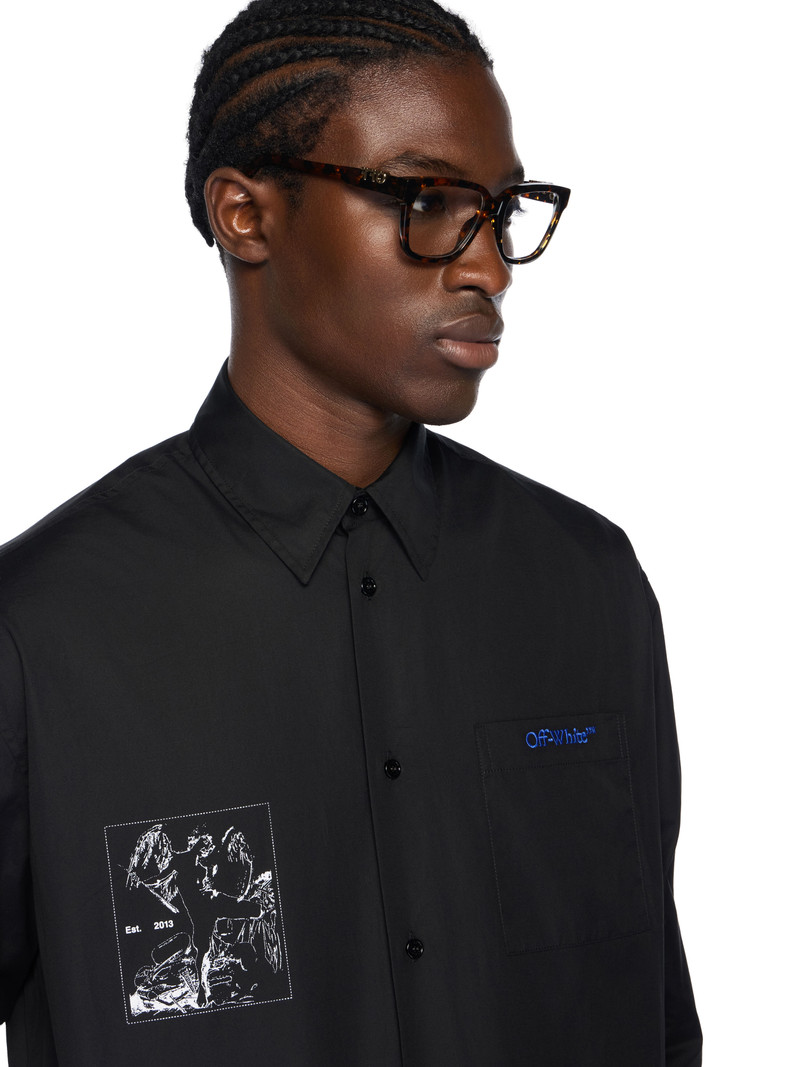 Off-White Faded Painting Over Shirt outlook