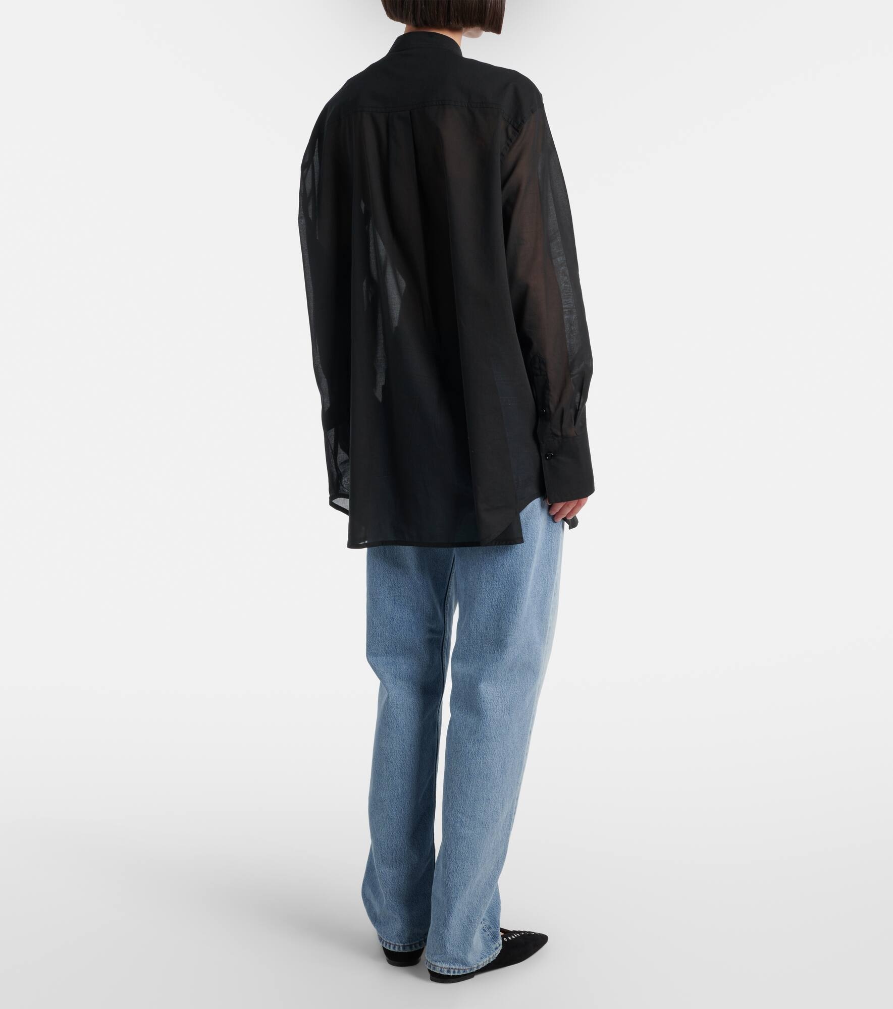 Oversized cotton shirt - 3