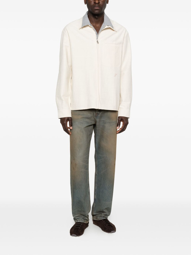 JACQUEMUS Berger de-Nîmes distressed jeans outlook