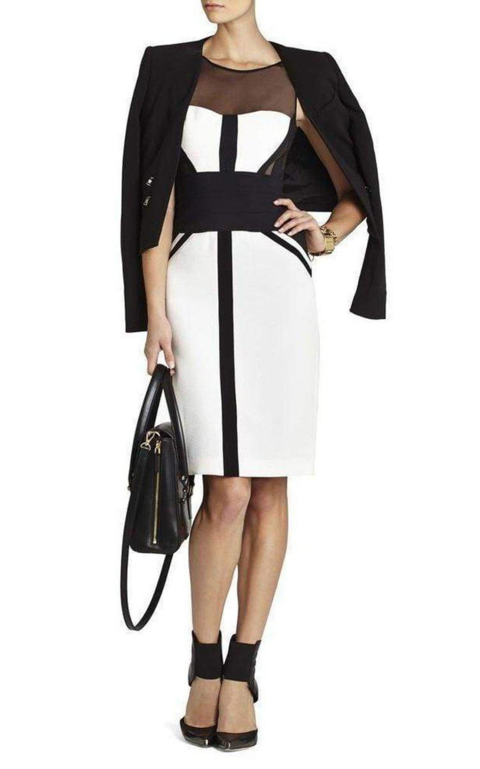 BCBGMAXAZRIA - Fitted Sleeveless Dress - 2