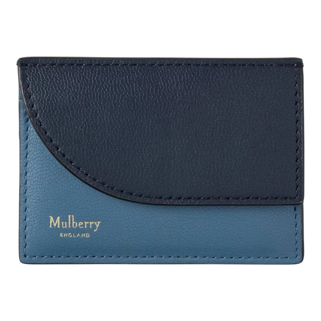 Compact Cardholder Brighton Blue & Night Sky Micro Classic Grain - 1