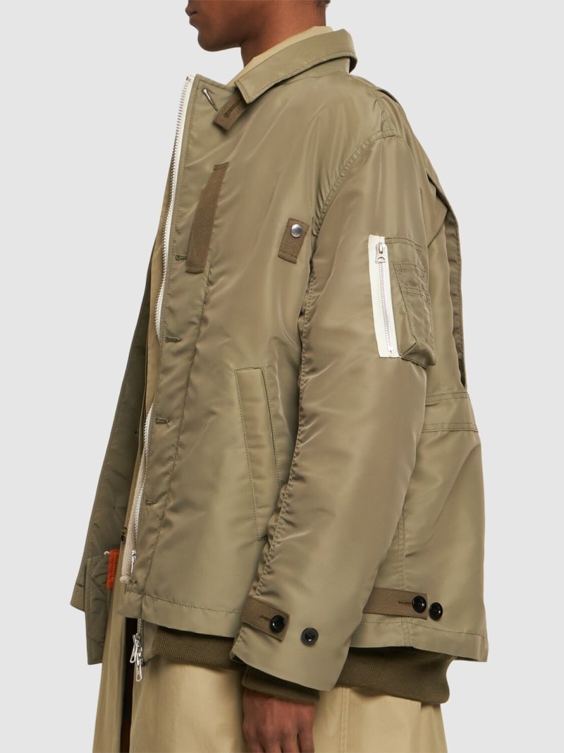 Nylon twill jacket - 4