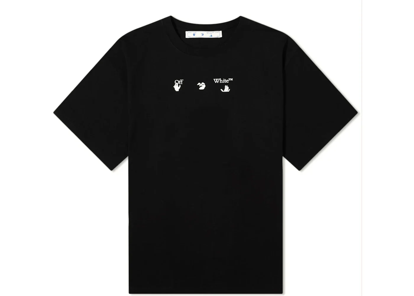 OFF-WHITE Black Make Over Tee Black/Grey - 1